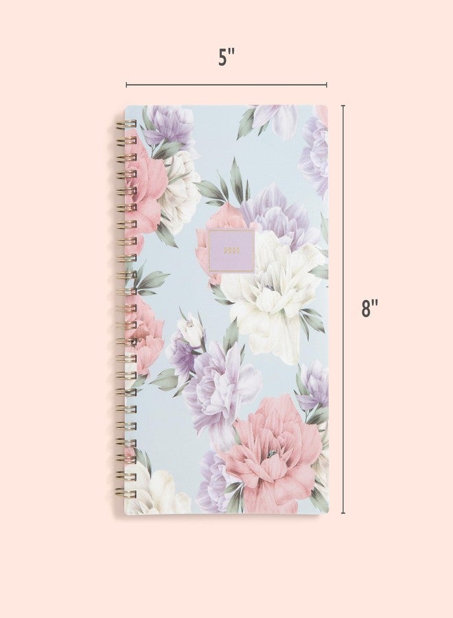 Blue Sky 2025 Weekly and Monthly Planner Calendar, January 2025 - December 2025, 5" x 8", Flexible Matte Cover, Laminated Tabs, Wirebound, Storage Pocket, Tula (Tula- 2025, 5" x 8") - Image 4